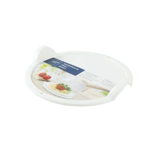 Micronware ถาดอุ่นอาหารในไมโครเวฟ ขนาดใหญ่ รุ่น 5307 ปลอดสารก่อมะเร็ง BPA-Free สีขาว