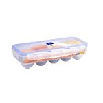 Super lock กล่องเก็บไข่ 10 ช่อง รุ่น 6110 ที่วางไข่ แผงไข่ กล่องใส่ไข่ มีฝาปิด ใส่ได้ 10 ฟอง อุปกรณ์จัดเก็บในห้องครัว Egg box