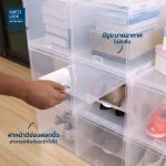 Super Lock กล่องรองเท้าไซส์ใหญ่ รุ่น Super Box 5680 ใส่รองเท้าได้ถึงสองคู่ ประหยัดพื้นที่ แข็งแรง วางซ้อนได้
