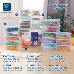 Super lock ชุดกล่องใส่อาหารสุดคุ้ม Chef Box สีมินิมอล 20 กล่อง , 24 กล่อง รุ่น 6613-S48 , 6613-S40 มี BPA Free เข้าไมโครเวฟได้ - Image 8