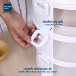 Super Lock คอนโดเก็บอาหาร ฝาครอบอาหาร 3 ชั้น และ 4 ชั้น ชั้นวางอาหาร สไลด์เปิด-ปิด ป้องกันเชื้อโรค กันแมลง ถนอมอาหาร ชั้นเก็บอาหาร