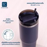 Super Lock แก้วน้ำสเตนเลส 304 แก้วน้ำเก็บอุณหภูมิ ขนาด 800 ML รุ่น S172