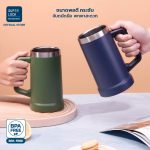 Super Lock แก้วน้ำสเตนเลส 304 แก้วน้ำเก็บอุณหภูมิ ขนาด 650 ML Stainless Steel Bottle แก้วน้ำเก็บความเย็น รุ่น S168 - Image 4