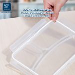 Super Lock กล่องข้าวแบ่ง 3 ช่อง รุ่น 6185 (ขนาด1,100 มล.) กล่องใส่อาหาร กล่องพลาสติก Food Lunch Box กล่องถนอมอาหาร - Image 6