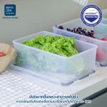 Super Lock กล่องถนอมอาหาร ป้องกันแบคทีเรีย แถมตะแกรงรองในกล่อง กล่องใส่อาหาร Container Box รุ่น 6856,6857,6858 - Image 4