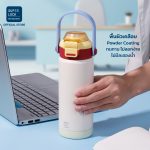 Super Lock กระติกน้ำเก็บความเย็น ขนาด 520ML สแตนเลส304 กระบอกเก็บความเย็น มีหลอดดูดในตัว stainless steel water bottle S180 - Image 6