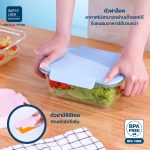Super Lock ชุดกล่องแก้ว Blooming series ซื้อ 2 แถม 1 High Borosoilicate Glass BPA Free เก็บซ้อนได้ เข้าเตาอบได้ - Image 6