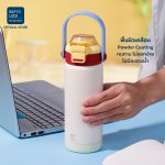 [Limited Edition] Super Lock ขวดน้ำ กระบอกน้ำเก็บความเย็น สแตนเลส304 มีหูหิ้ว stainless steel Tumbler S180 ลาย TRUE LOVE - Image 3